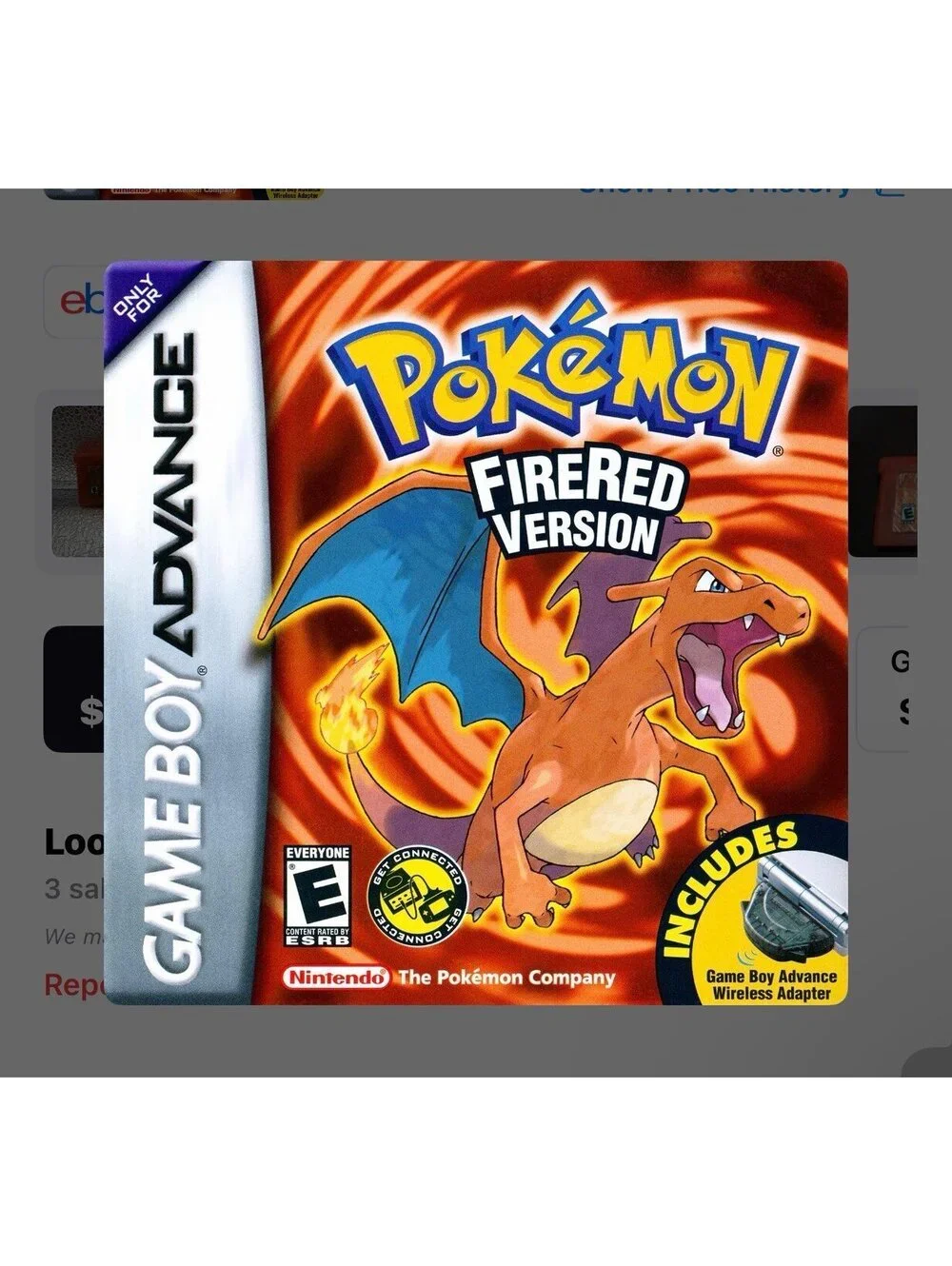 Pokémon Fire Red for Gameboy advance